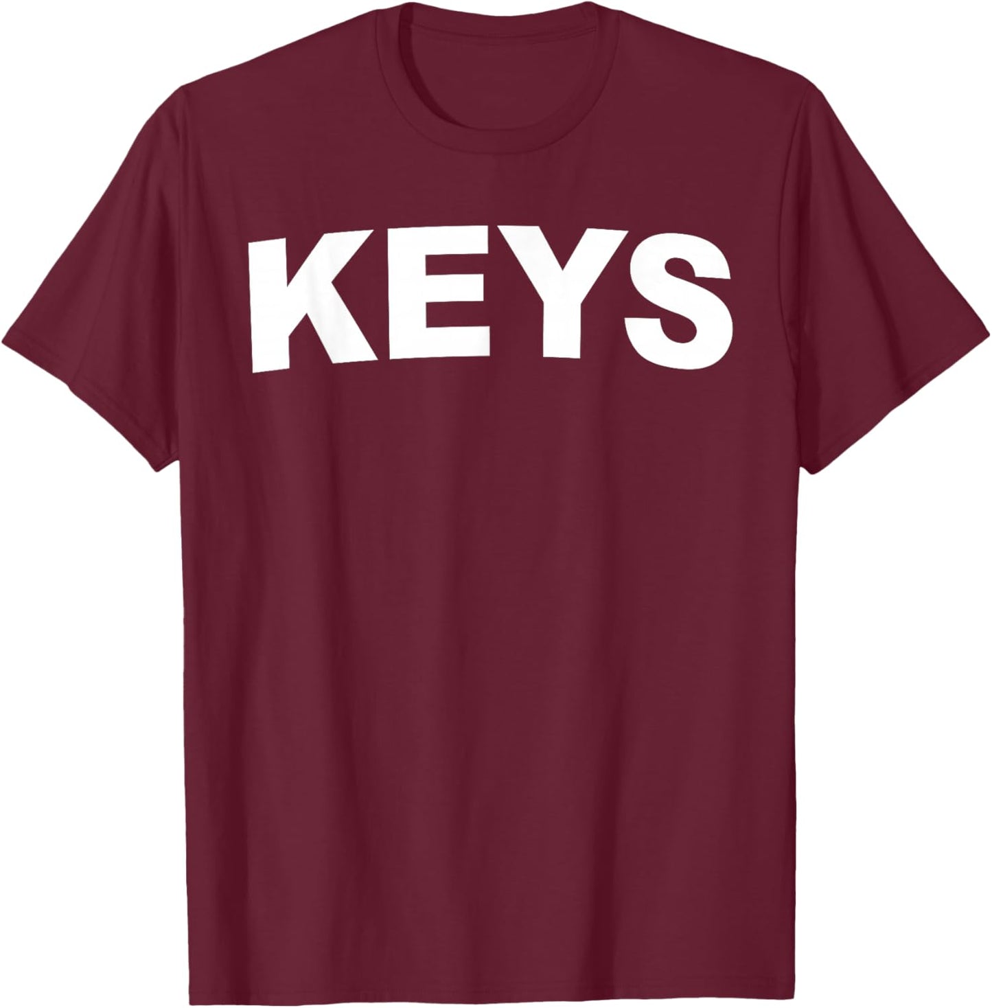 Keys T-Shirt - T-Shirt | Maroon