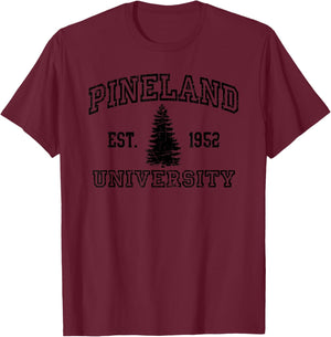 American Marauder: The Original Pineland University T-Shirt - T-Shirt | Maroon