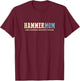Hammer Mom Cooler Fun Mommy Vintage Mothers Day T-Shirt - T-Shirt | Maroon
