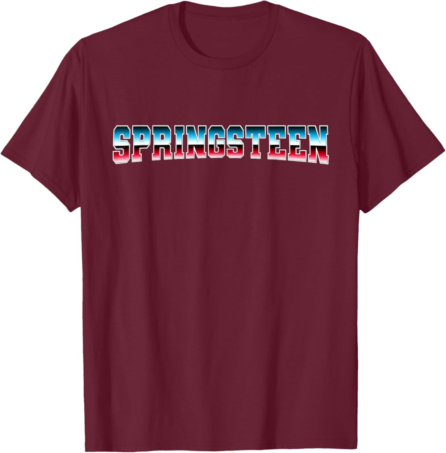 80s Springsteen Vintage Retro Spring T-Shirt - T-Shirt | Maroon