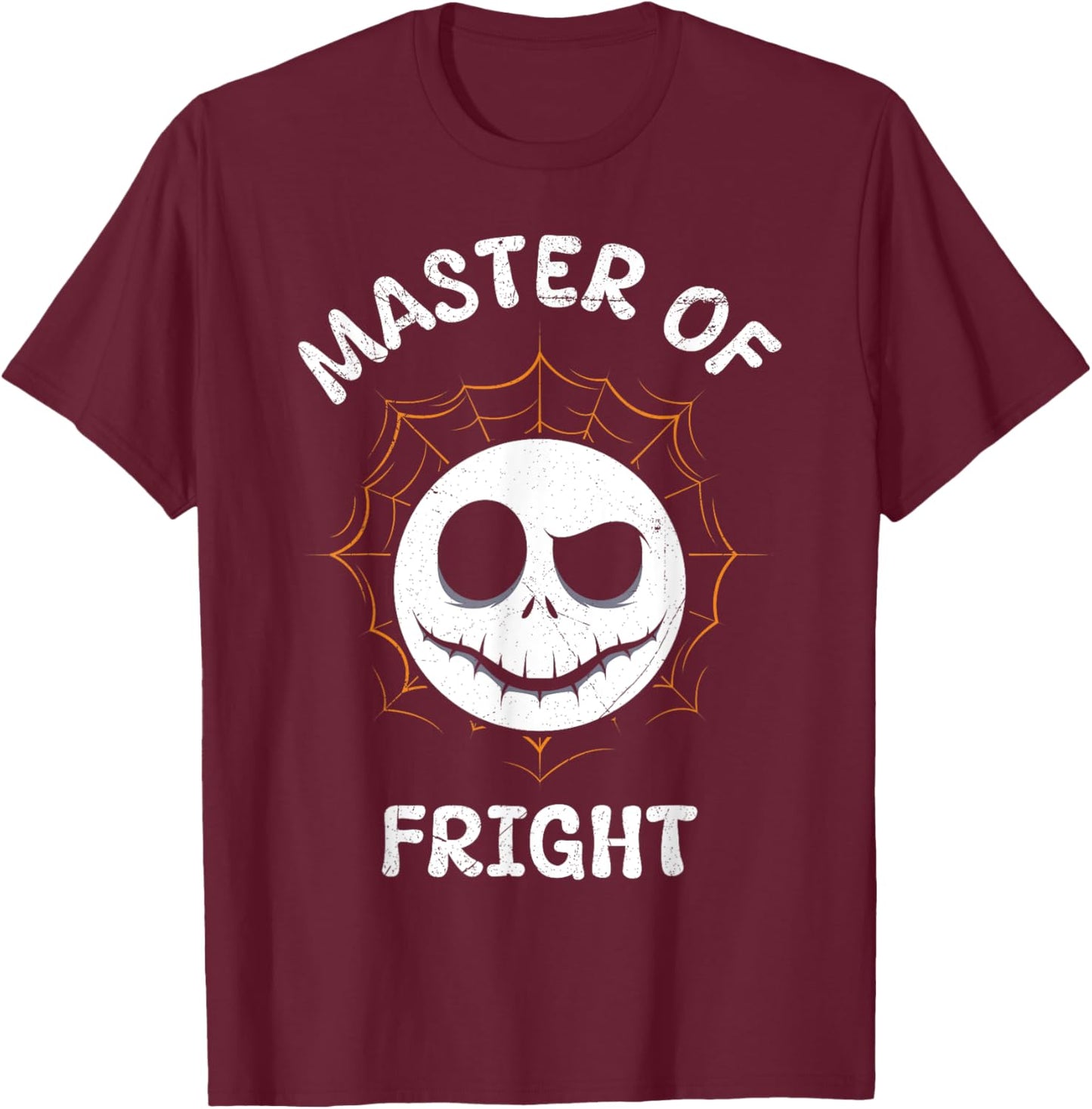 Halloween Costume for Kids MASTER OF FRIGHT Funny Creepy T-Shirt - T-Shirt | Maroon