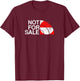 Flag Greenland Not For Sale Country Protest Funny Politics T-Shirt - T-Shirt | Maroon