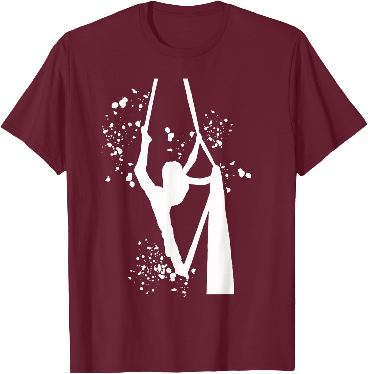 Aerialist Colorsplash Aerial Yoga Kids Aerial Silk T-Shirt - T-Shirt | Maroon