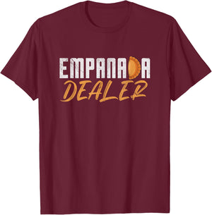 Empanada Dealer Funny Empanada Food Lover Grunge T-Shirt - T-Shirt | Maroon