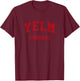 Yelm High School HS Yelm WA Vintage Sports T-Shirt - T-Shirt | Maroon