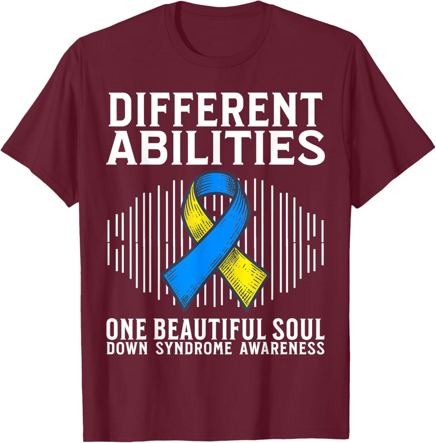 Down Syndrome Awareness Kids Boy Support Down Syndrome Gifts T-Shirt - T-Shirt | Maroon