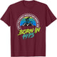 50 Year Old MTB Born in 1974 50th Birthday Mountain Biker T-Shirt - T-Shirt | Maroon