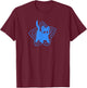 Y2K 90s Cute Scary Tomcat Cat Scared T-Shirt - T-Shirt | Maroon