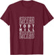 Todt Hill Staten Island NYC Suitable Women. T-Shirt - T-Shirt | Maroon