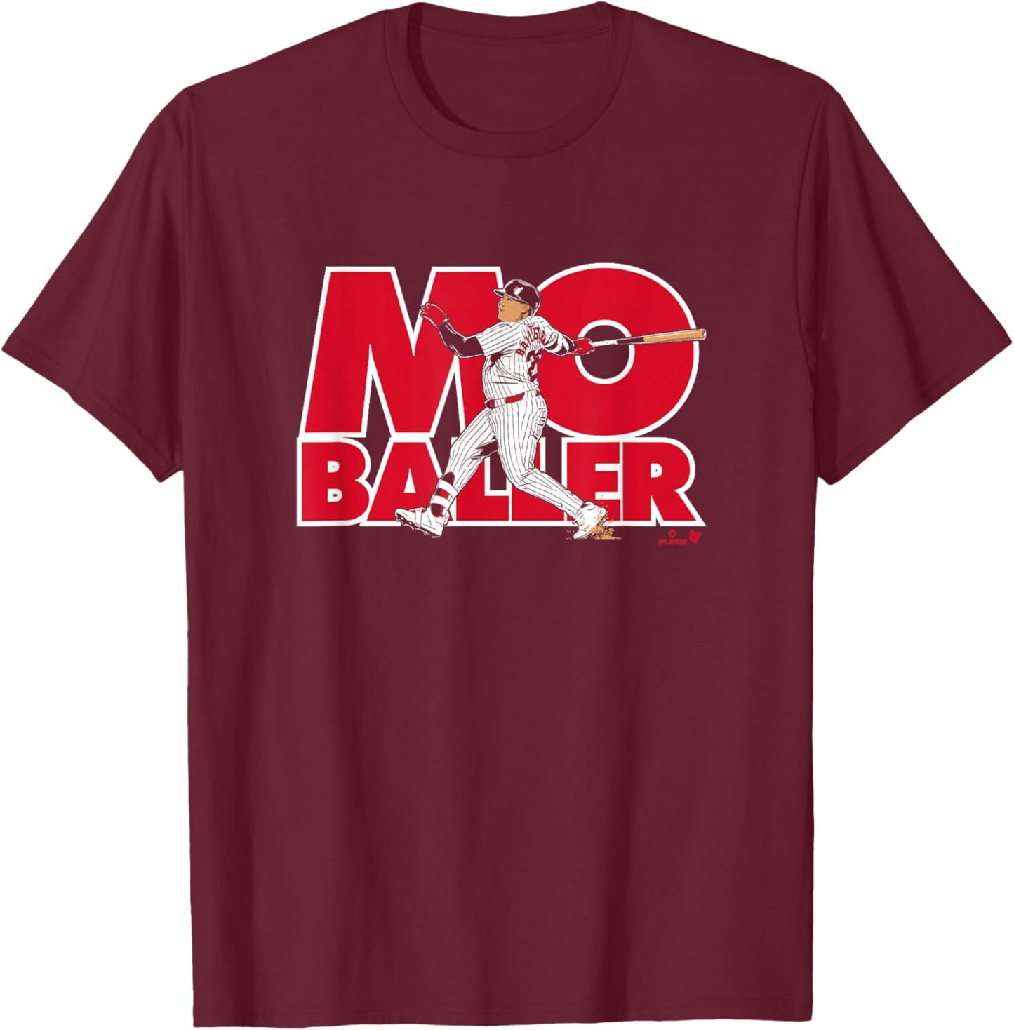 Moises Ballesteros - Mo Baller - Chicago Baseball T-Shirt - T-Shirt | Maroon