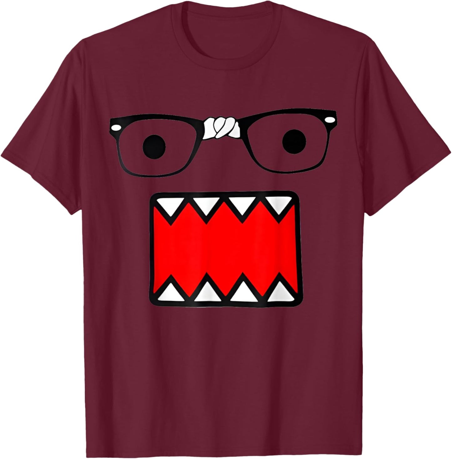Broken Glass Emo Scence T-Shirt - T-Shirt | Maroon