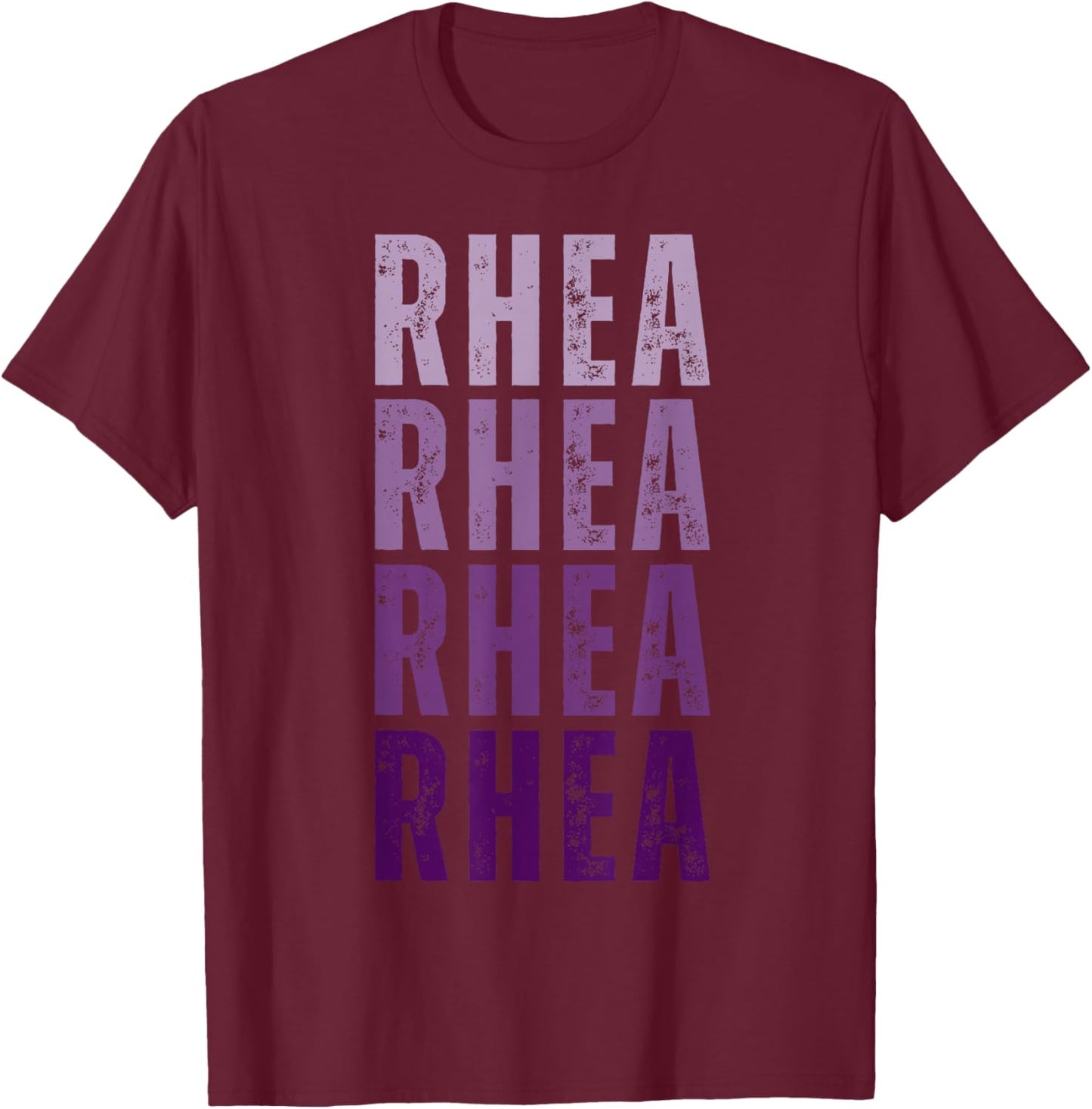 Personalized Name Rhea I Love Rhea T-Shirt - T-Shirt | Maroon