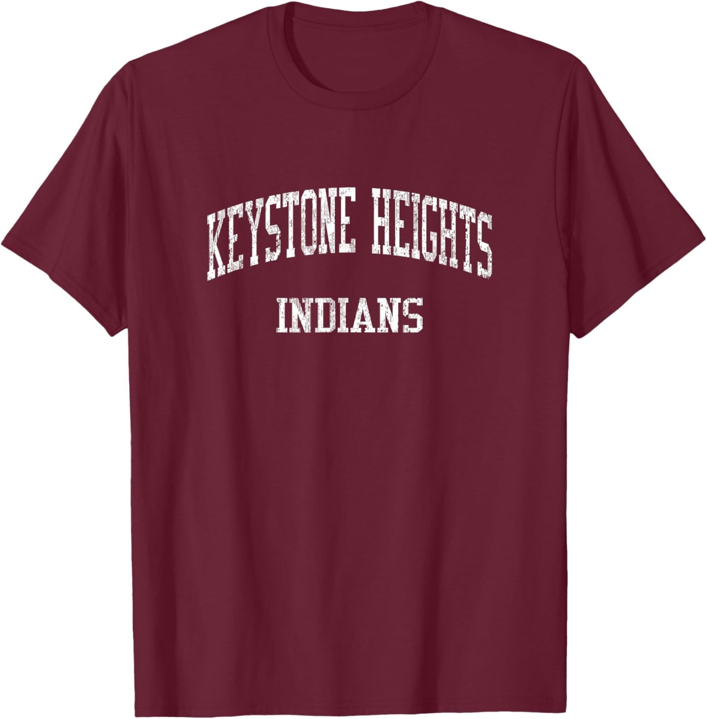 Keystone Heights High School HS Keystone Heights FL Vintage T-Shirt - T-Shirt | Maroon