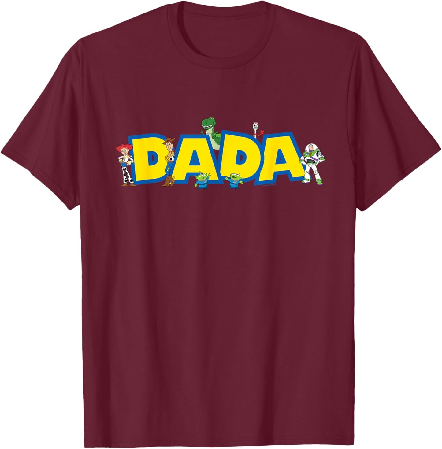 Disney & Pixar's Toy Story Dada Birthday Family Disney Trip T-Shirt - T-Shirt | Maroon