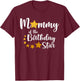 Mommy Of The Birthday Star Matching Family Gold Star T-Shirt - T-Shirt | Maroon