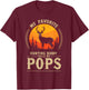 My Favorite Hunting Buddy Calls Me Pops Dad Deer Hunter T-Shirt - T-Shirt | Maroon