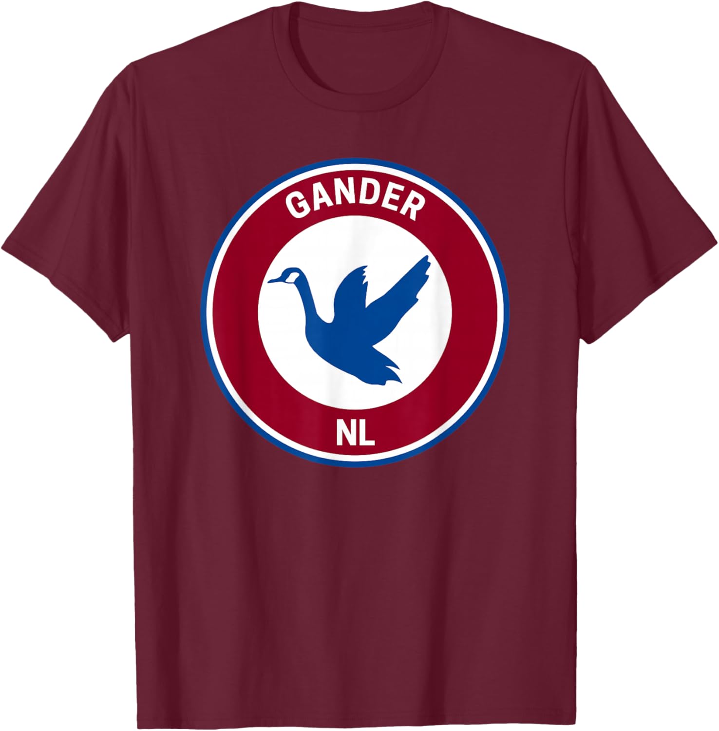Vintage Gander Newfoundland and Labrador T-Shirt - T-Shirt | Maroon