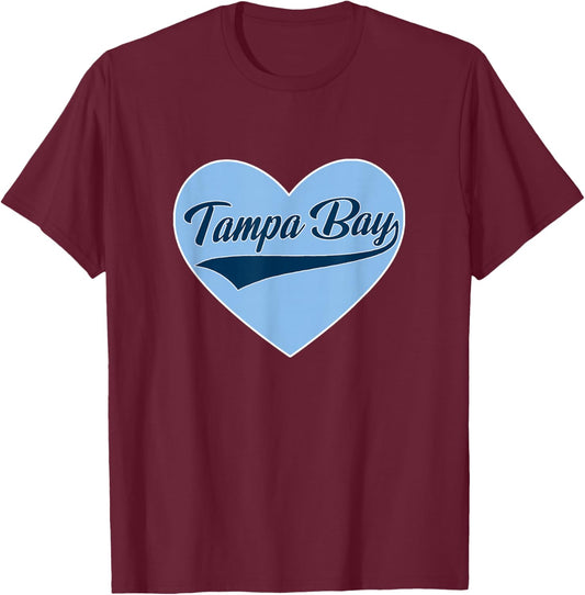 Tampa Bay - Throwback Design - Classic T-Shirt - T-Shirt | Maroon