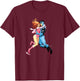 INVINCIBLE -Adults Black Cartoon , Small T-Shirt - T-Shirt | Maroon