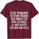 Shovel Humor Text Funny Take Tweezers With People T-Shirt - T-Shirt | Maroon