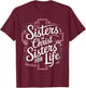 Sisters In Christ Religion Jesus Christian Women Faith T-Shirt - T-Shirt | Maroon