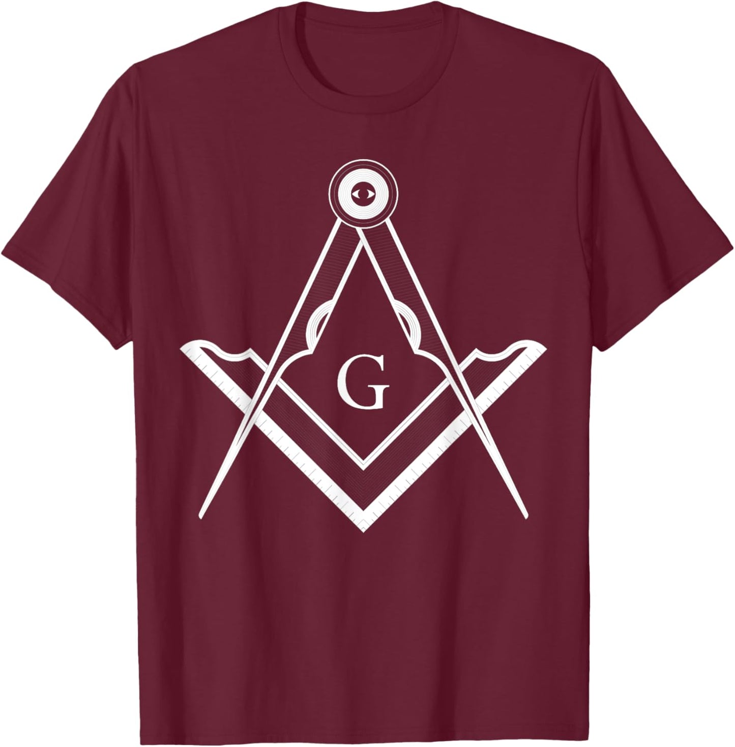 Freemason Emblem T-Shirt - T-Shirt | Maroon