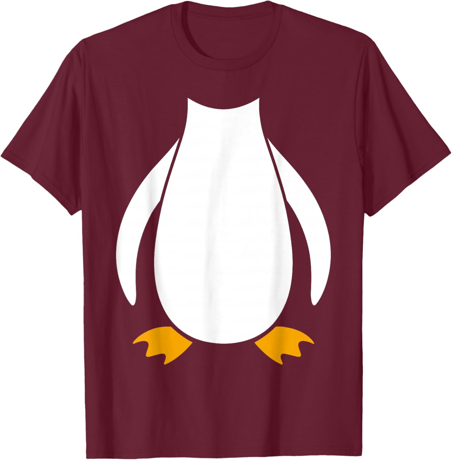Penguin Costume Carnival Fancy Dress T-Shirt - T-Shirt | Maroon