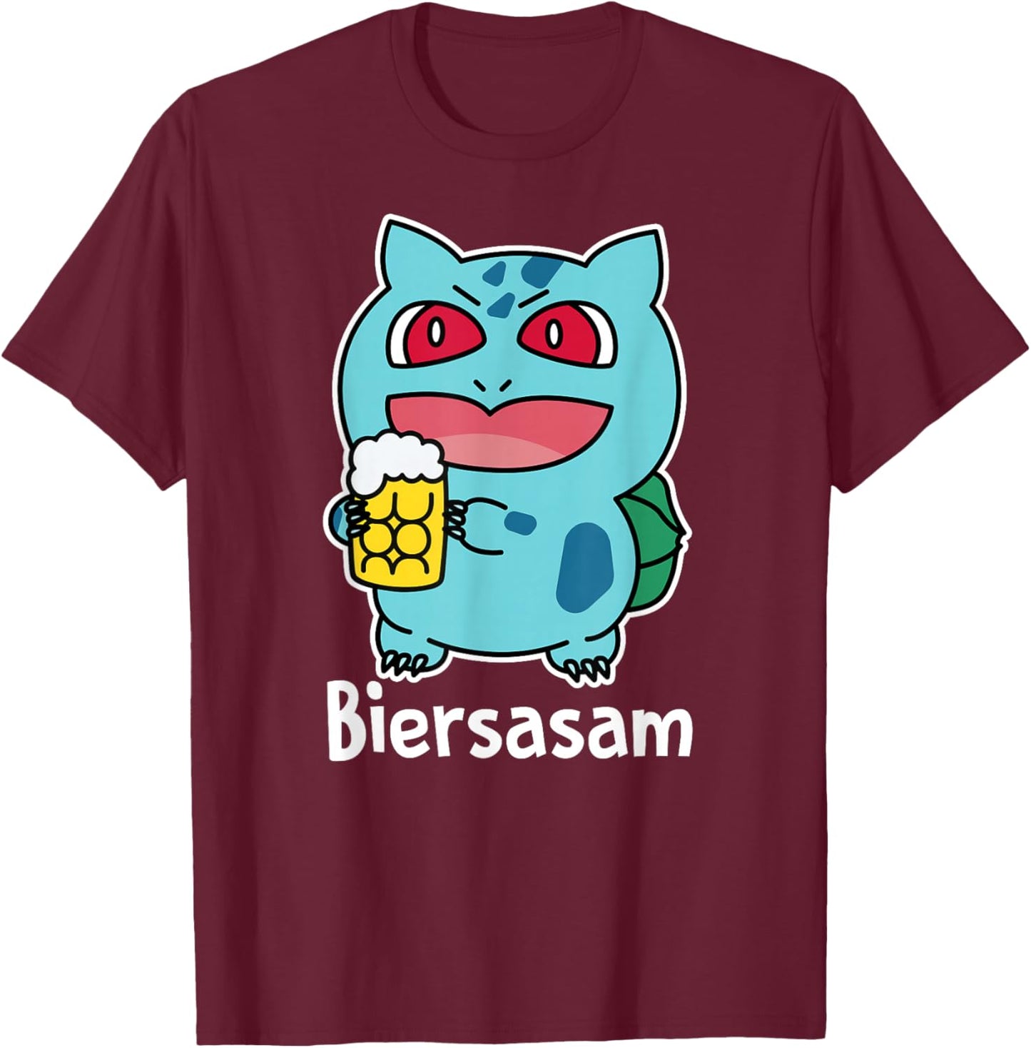 Beer Sasam - Lecker Bierchen Oktoberfest T-Shirt - T-Shirt | Maroon