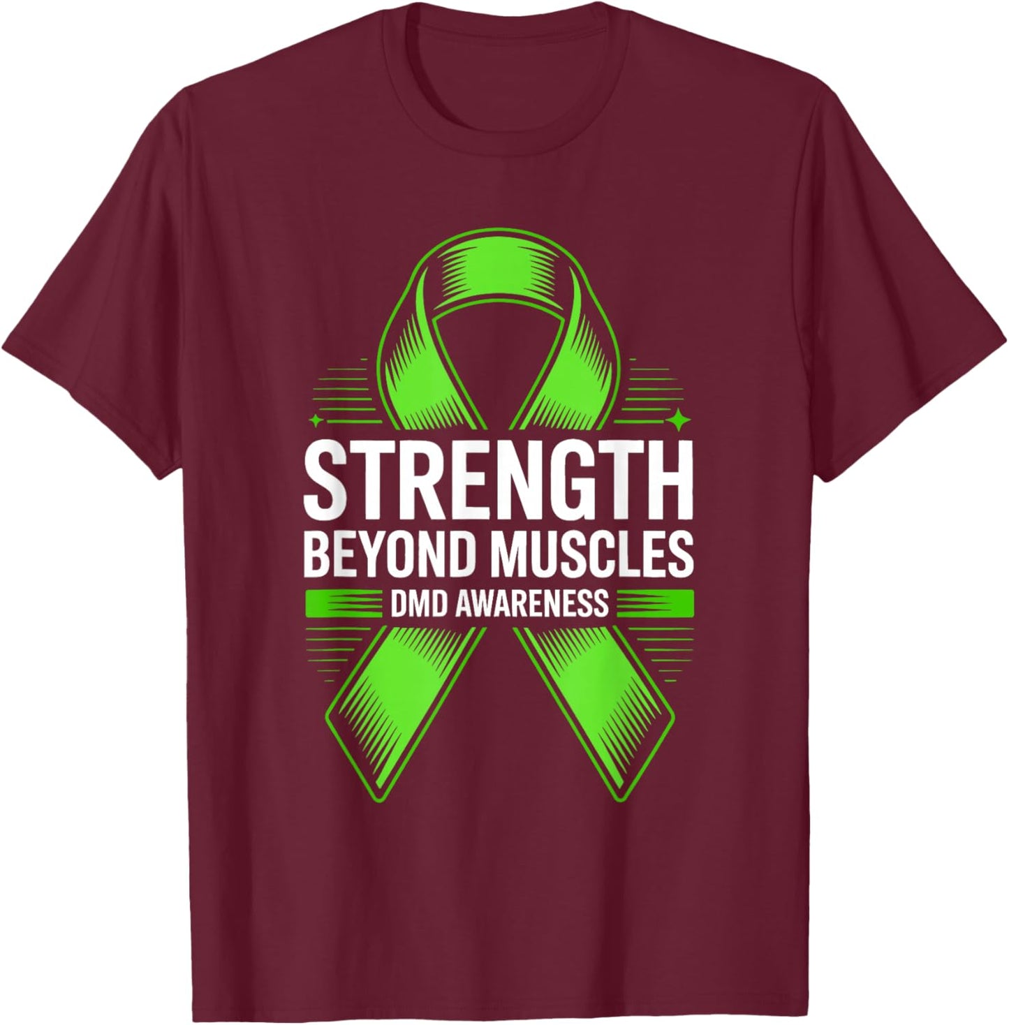 Duchenne Muscular Dystrophy Awareness Month DMD T-Shirt - T-Shirt | Maroon