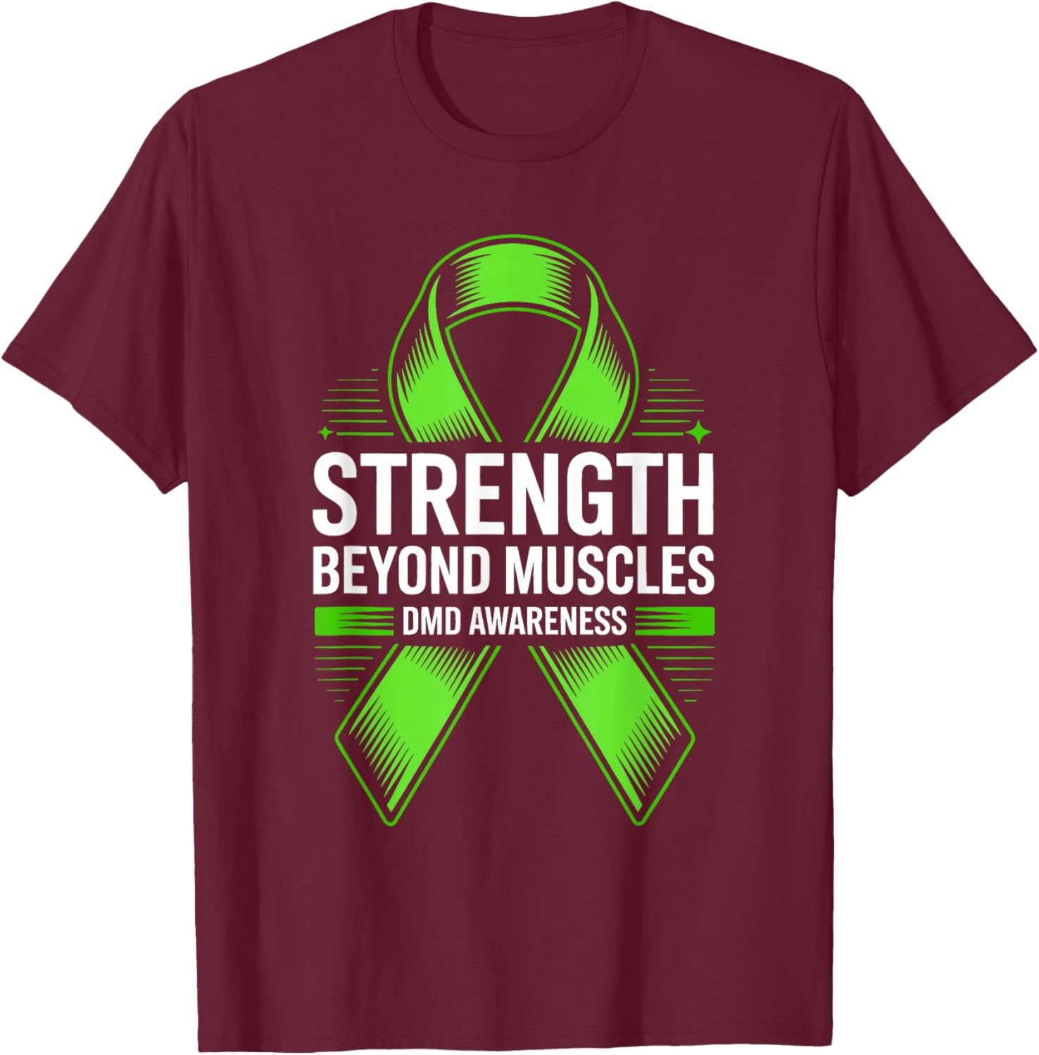 Duchenne Muscular Dystrophy Awareness Month DMD T-Shirt - T-Shirt | Maroon