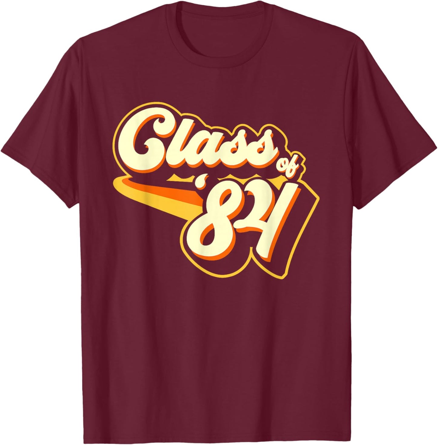 Class of 84-1984 Reunion T-Shirt - T-Shirt | Maroon
