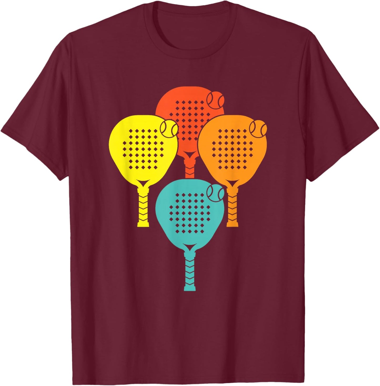 Platform Tennis T-Shirt - T-Shirt | Maroon