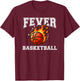 Basketball Fever Vintage T-Shirt - T-Shirt | Maroon