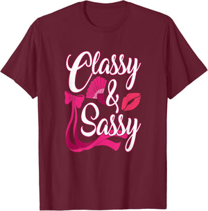 Classy & Sassy T-Shirt - T-Shirt | Maroon