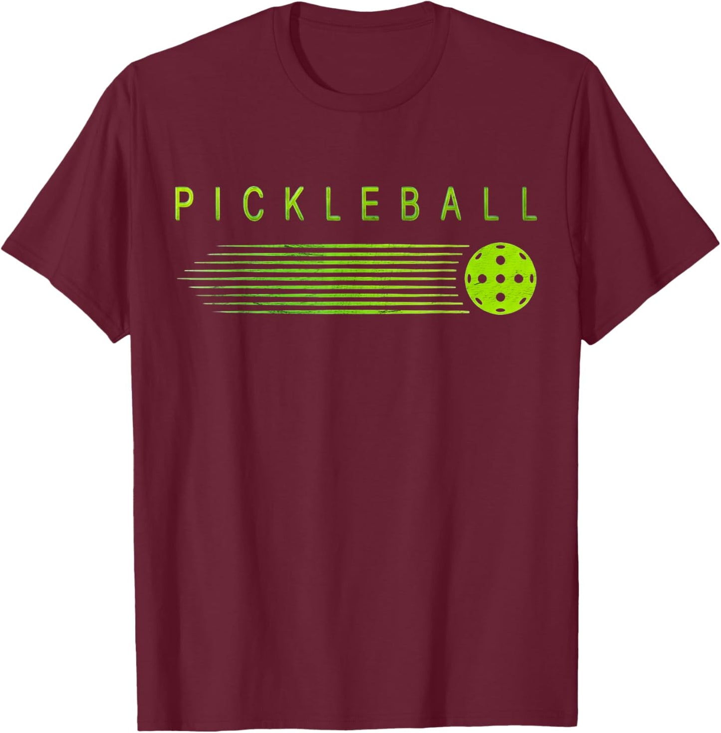Pickleball Player Pickleball Stylish Paddleball Lover T-Shirt - T-Shirt | Maroon