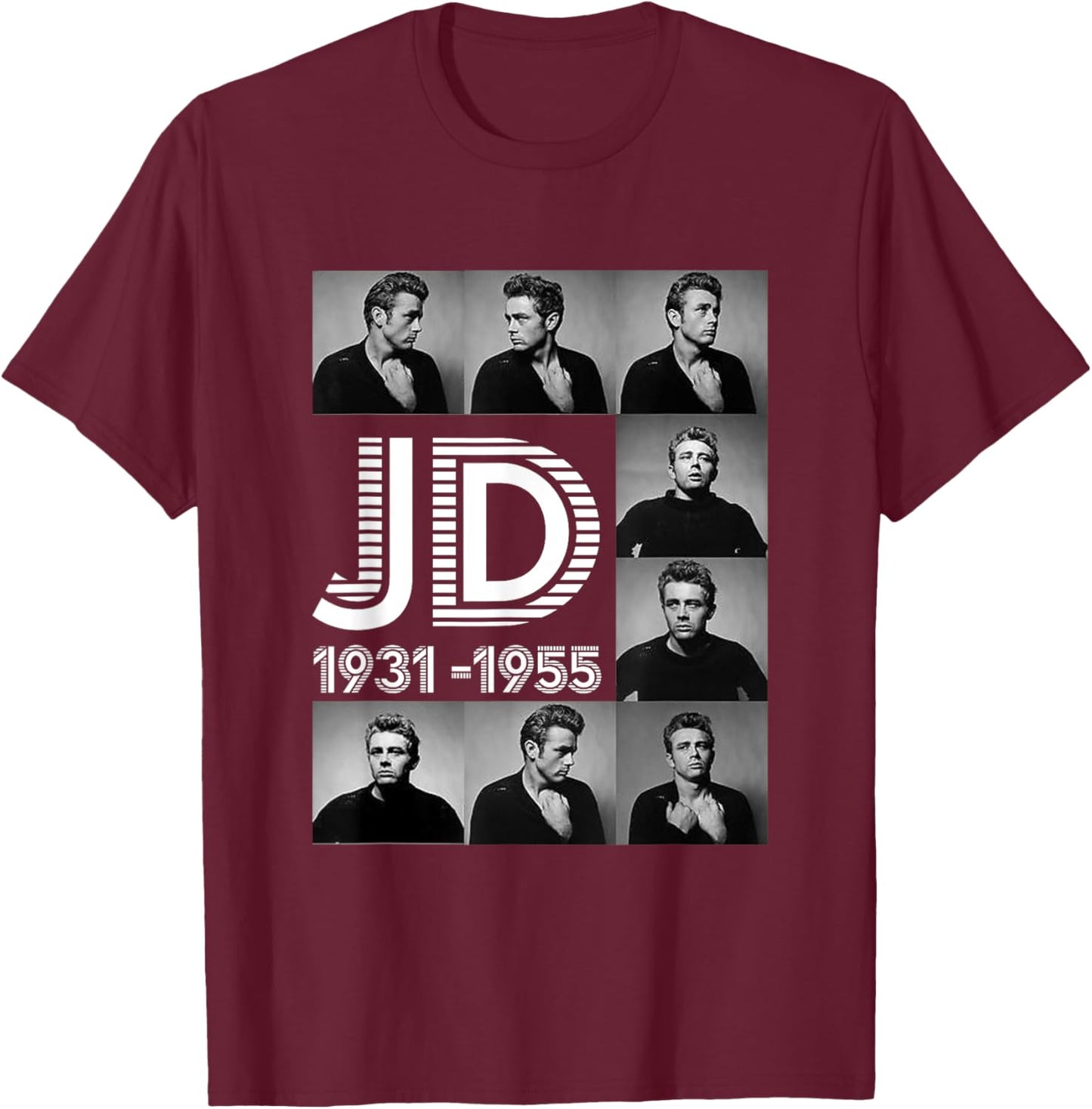 James Dean_008 T-Shirt - T-Shirt | Maroon