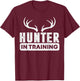 Deer Hunting Lover Whitetail Hunt Wildlife Elk Funny Hunter T-Shirt - T-Shirt | Maroon