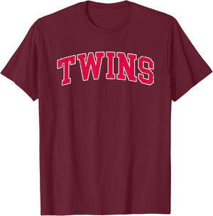 Twins Classic Gift Women Boys Girls Kids T-Shirt - T-Shirt | Maroon