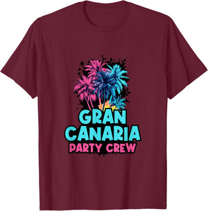 Urlaub mit der Partycrew auf Gran Canaria T-Shirt - T-Shirt | Maroon
