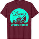 Lawn Whisperer Funny Gardener Lawn Mower Gag Outfit T-Shirt - T-Shirt | Maroon