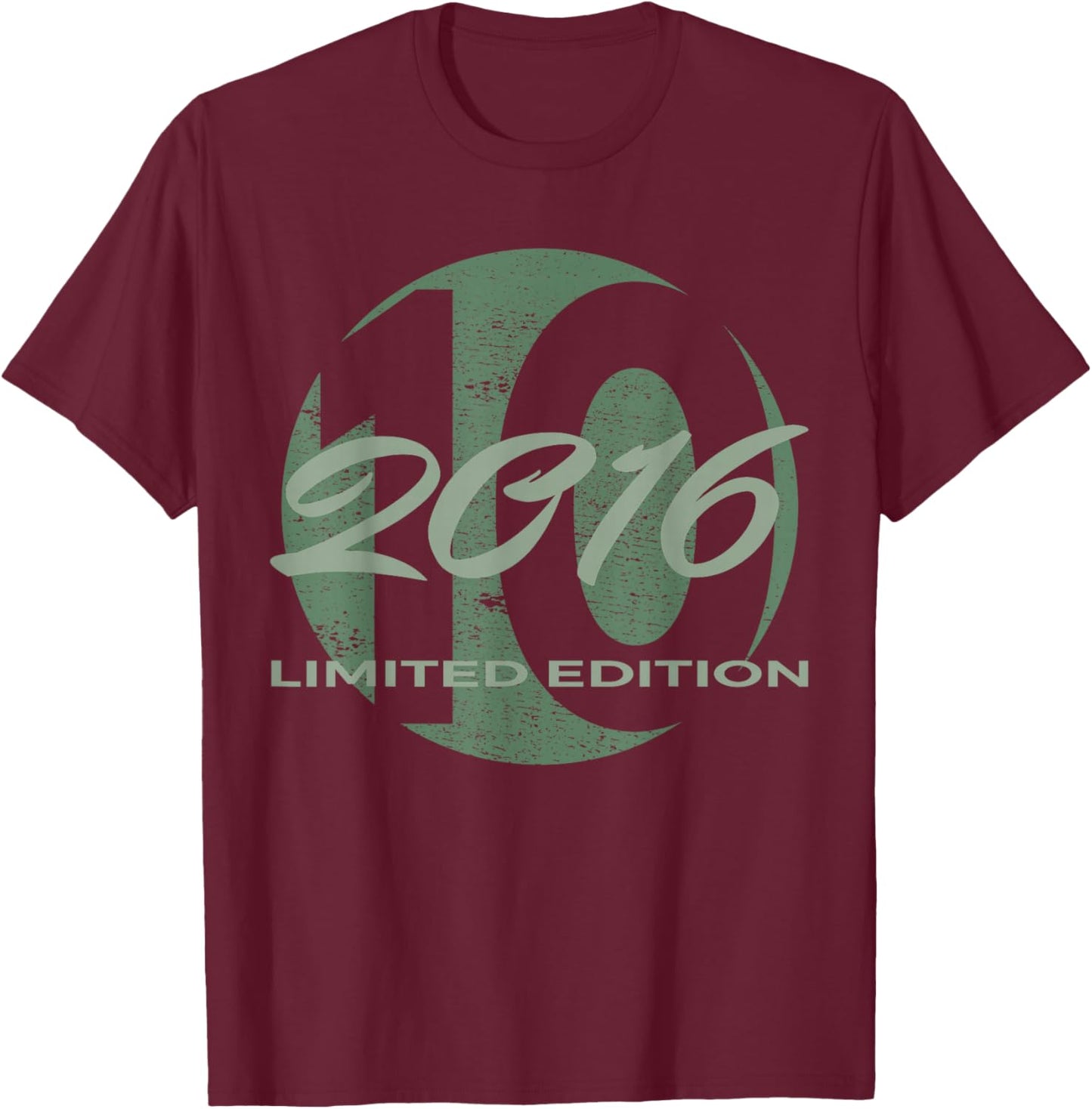 10th Birthday Girl Boy 10 Years 2016 Funny Gift T-Shirt - T-Shirt | Maroon