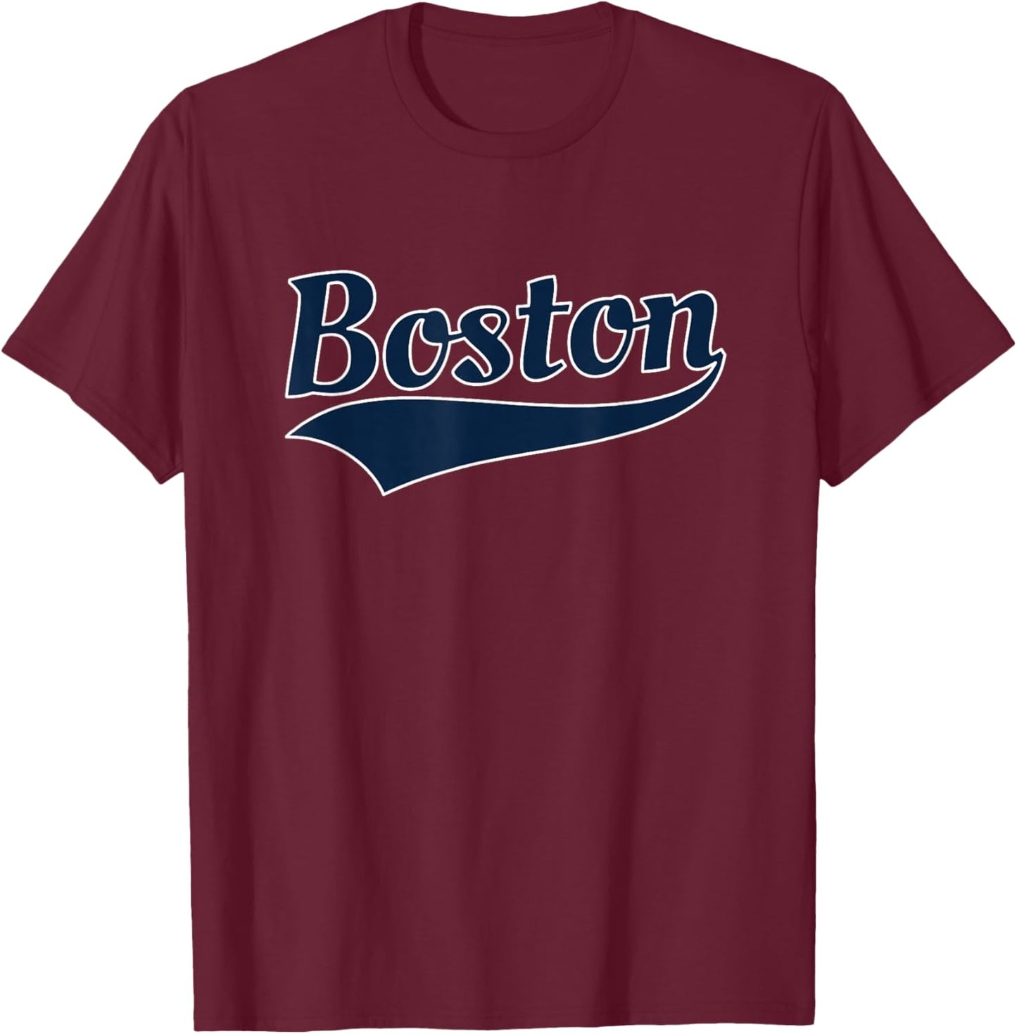 Boston - Throwback Design - Classic T-Shirt - T-Shirt | Maroon