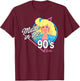 Barbie Damen und Kinder Schwarz Cartoon S Klein EU Crew-Ausschnitt Abgerundete Manschette T-Shirt - T-Shirt | Maroon