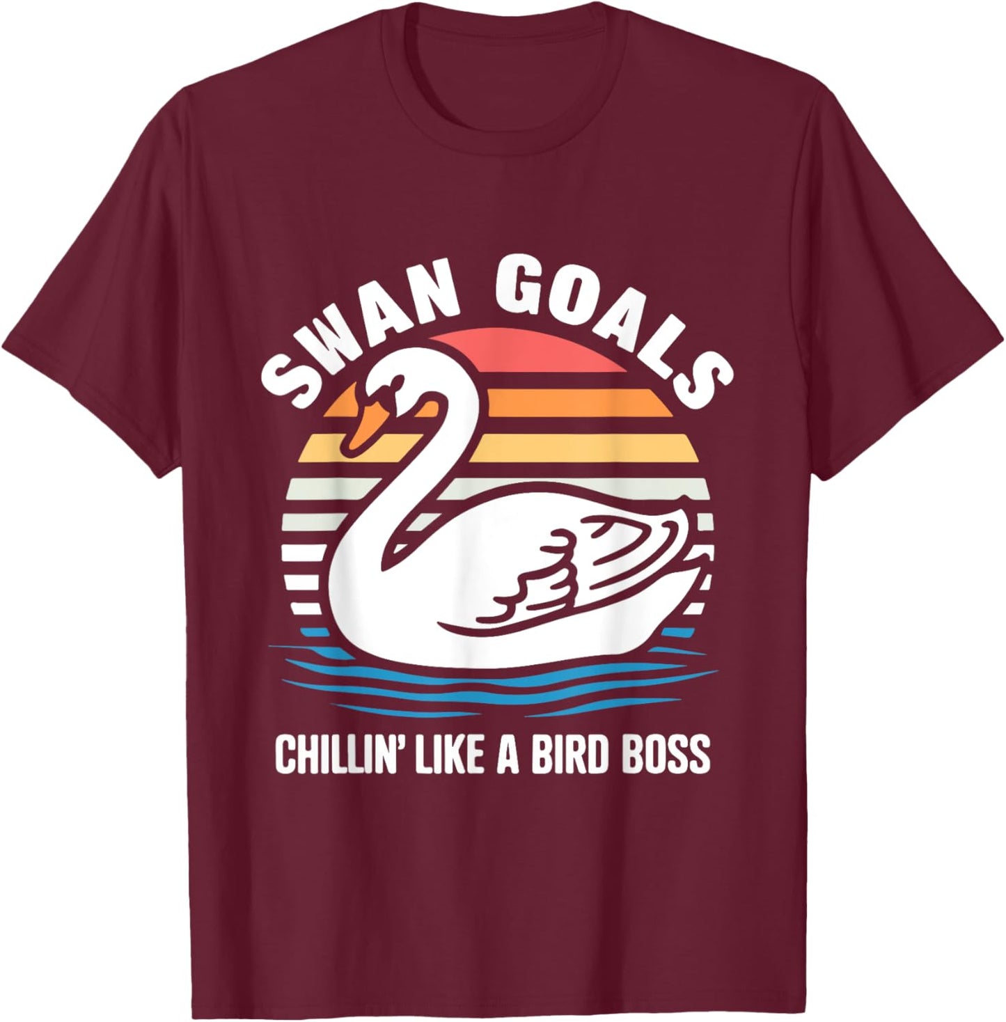 Swan Costume Lake Swan T-Shirt - T-Shirt | Maroon