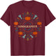 Floral Sonographer Halloween Fall Pumpkin Ultrasound Tech T-Shirt - T-Shirt | Maroon