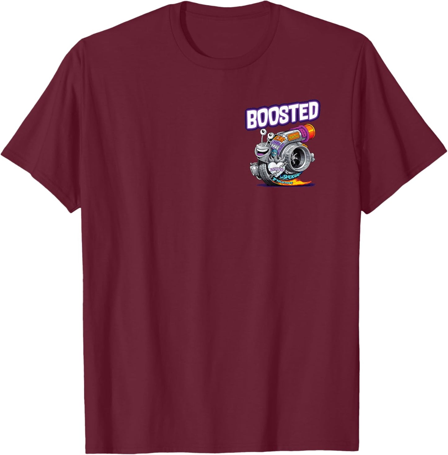 Turbocharger Snail Turbo Race Car Boost Mechanic Tuning T-Shirt - T-Shirt | Maroon