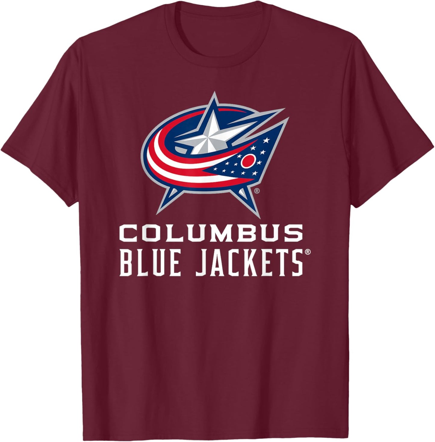 Columbus Blue Jackets Power Play Officially Licensed T-Shirt - T-Shirt | Maroon