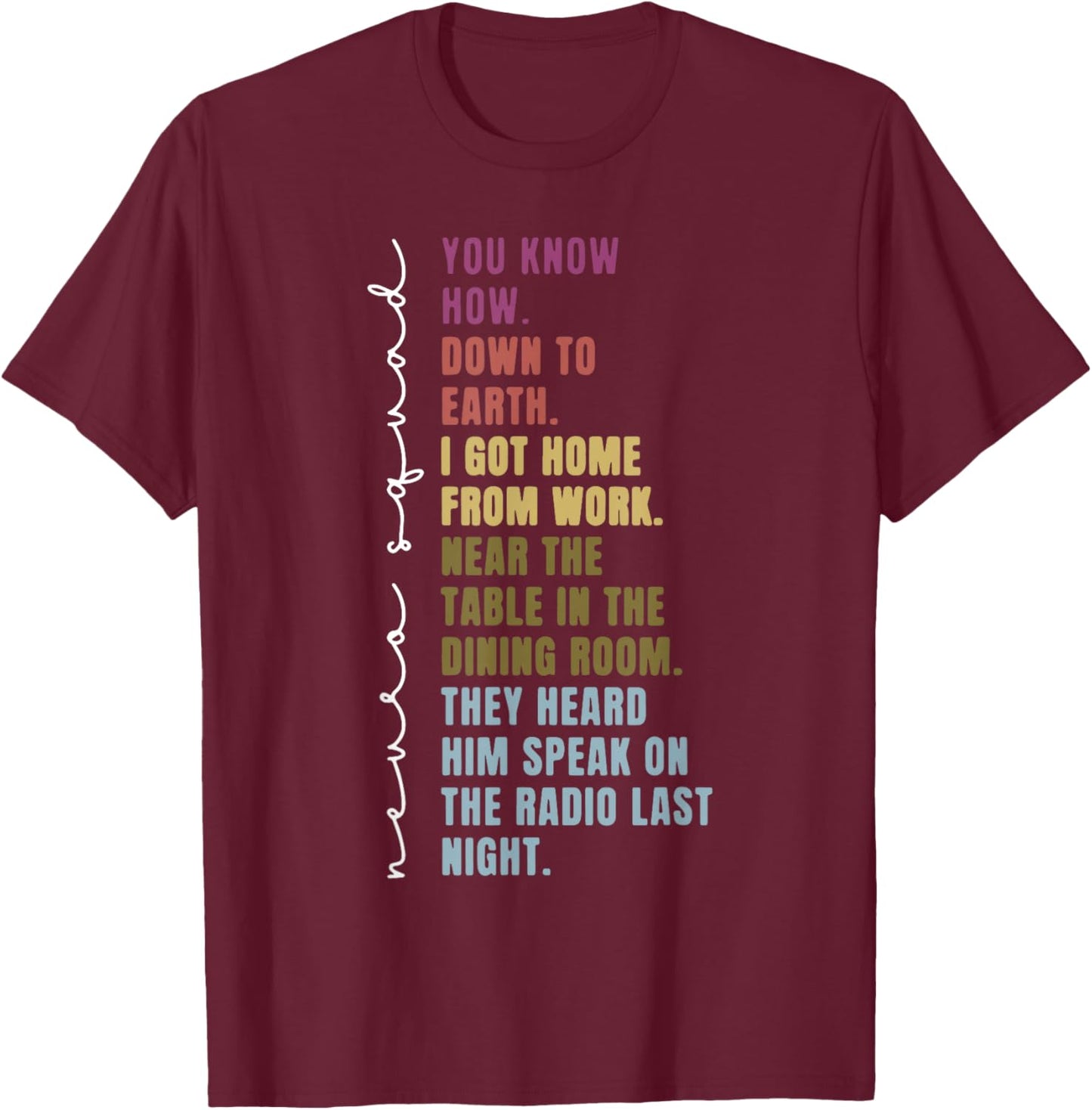 Neuro Nurse, Stroke, Funny Nurse, Neuro, Stroke Nurse, Neuro , Small, Black T-Shirt - T-Shirt | Maroon