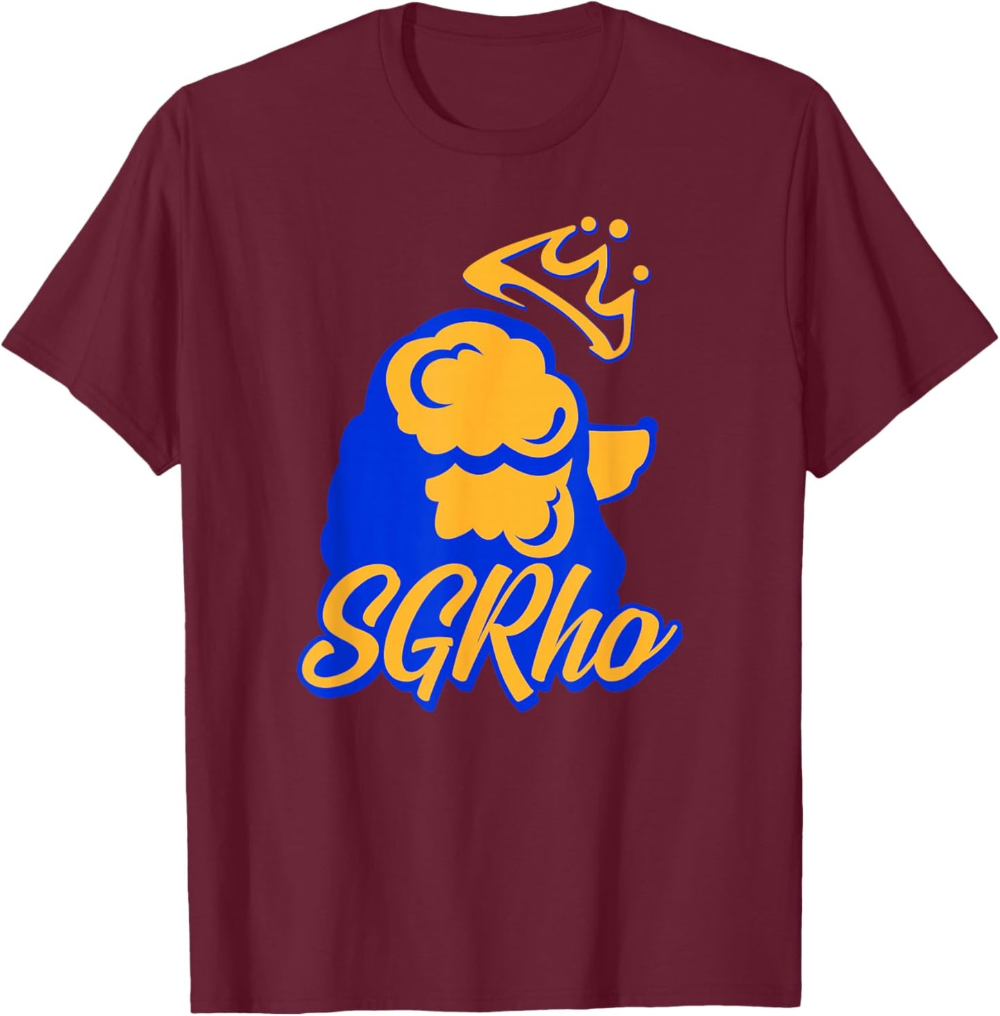 Sigma Gamma Rho Sorority Paraphernalia, Sigma Pretty Poodles T-Shirt - T-Shirt | Maroon