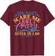 You Don’t Scare Me I Have Crazy Funny Sister in Law T-Shirt - T-Shirt | Maroon
